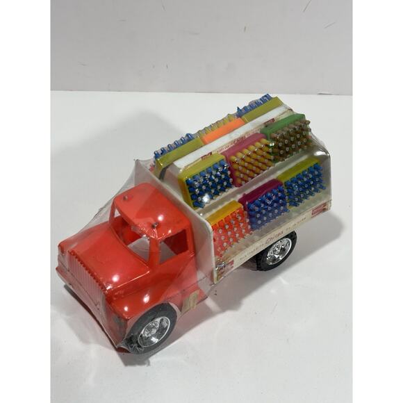 Vintage Plastics Orange COCA COLA Delivery Truck Kinect-t Coke 12” - Picture 1 of 9